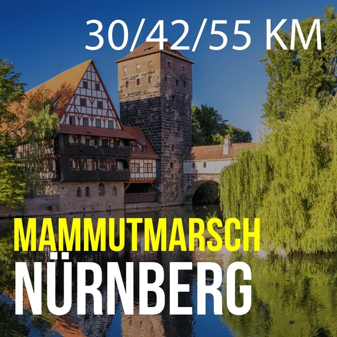 Mammutmarsch Nürnberg - 30/42/55 KM