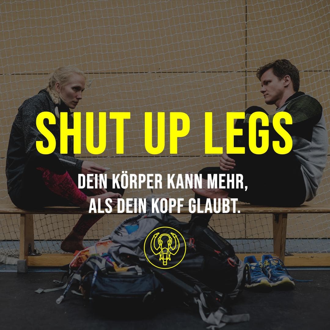 "Shut up legs, you got this"