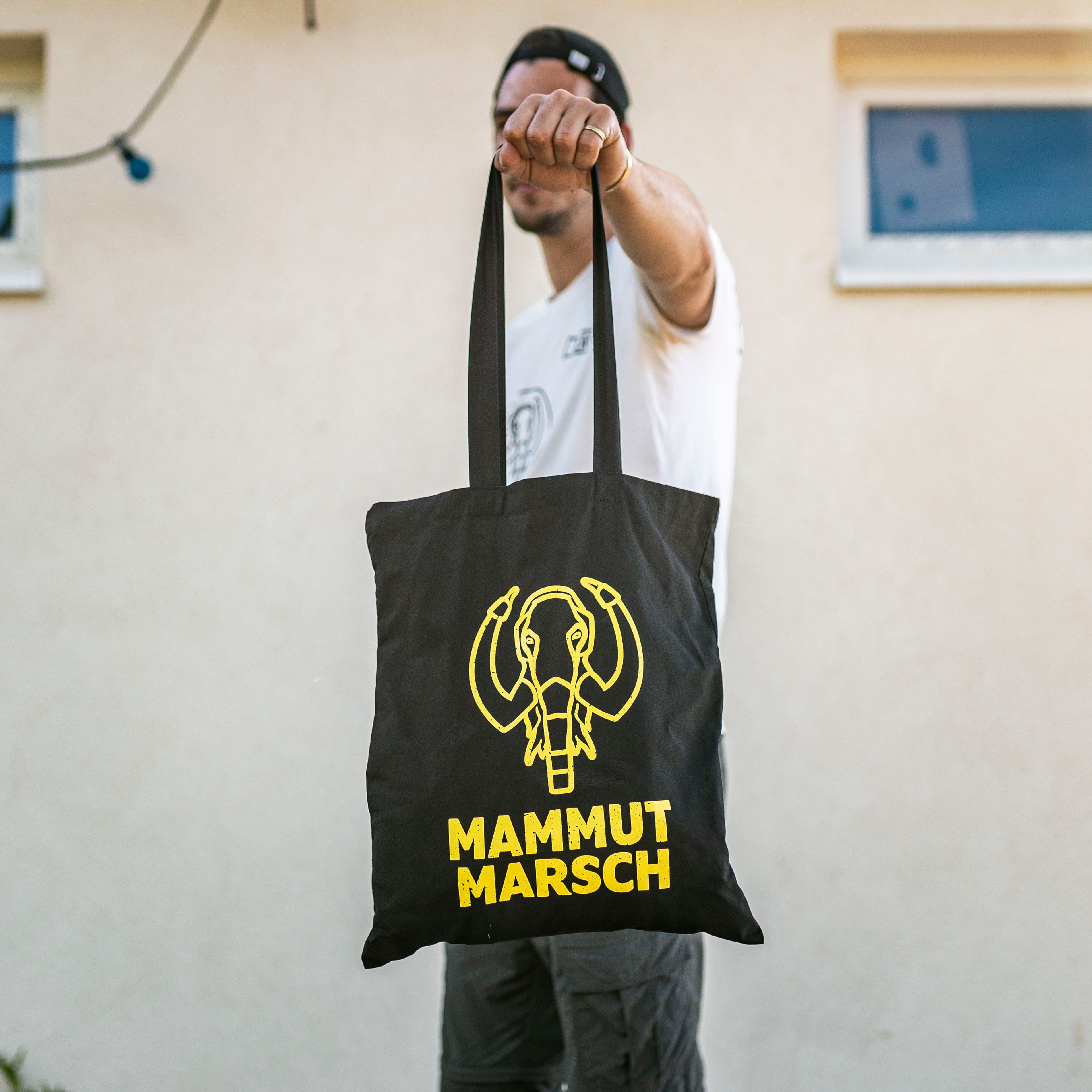 Mammutmarsch Jutebeutel