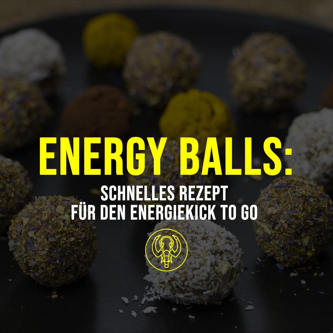 Energy Balls: Schnelles Rezept für den Energiekick to go