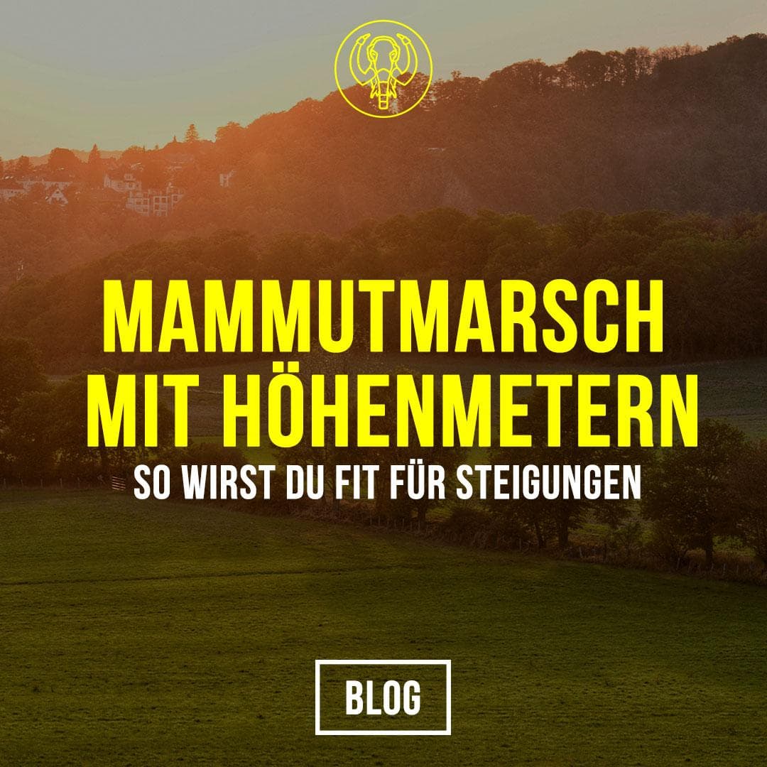 Mammutmarsch mit Höhenmetern: So wirst du fit für Steigungen