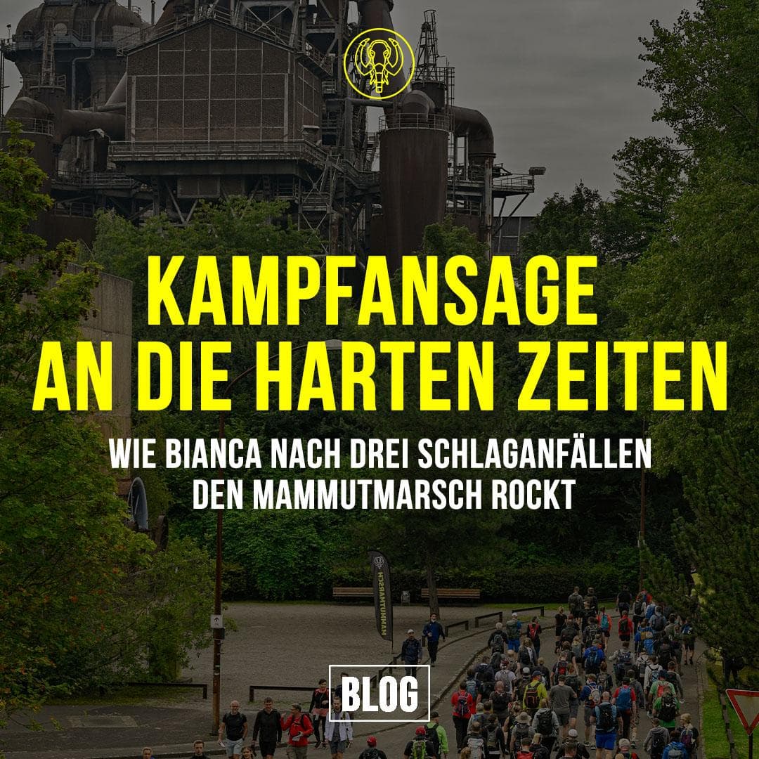 Eine Kampfansage an die harten Zeiten: Wie Bianca nach drei Schlaganfällen den Mammutmarsch rockt