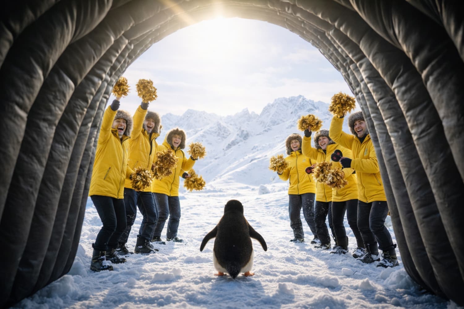 Der Pinguin, der nicht umdreht – warum der Trend perfekt zur Mammutmarsch-DNA passt